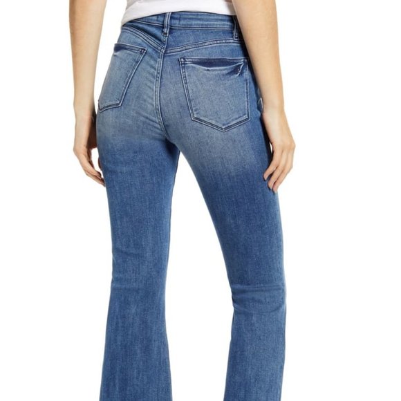 DL1961 Rachel High Rise Bell Bottom Elmhust Jeans - Picture 3 of 9